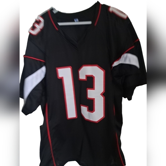 NFL KURT WARNER #13 autographed jersey Arizona cardinals BLUE  football XL - Picture 3 of 8